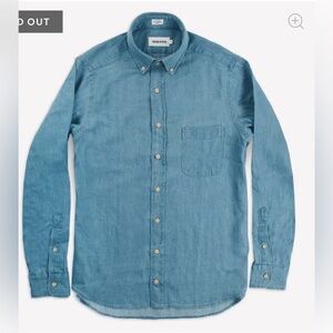 Taylor Stitch Jack Oxford - Sunbleached Denim